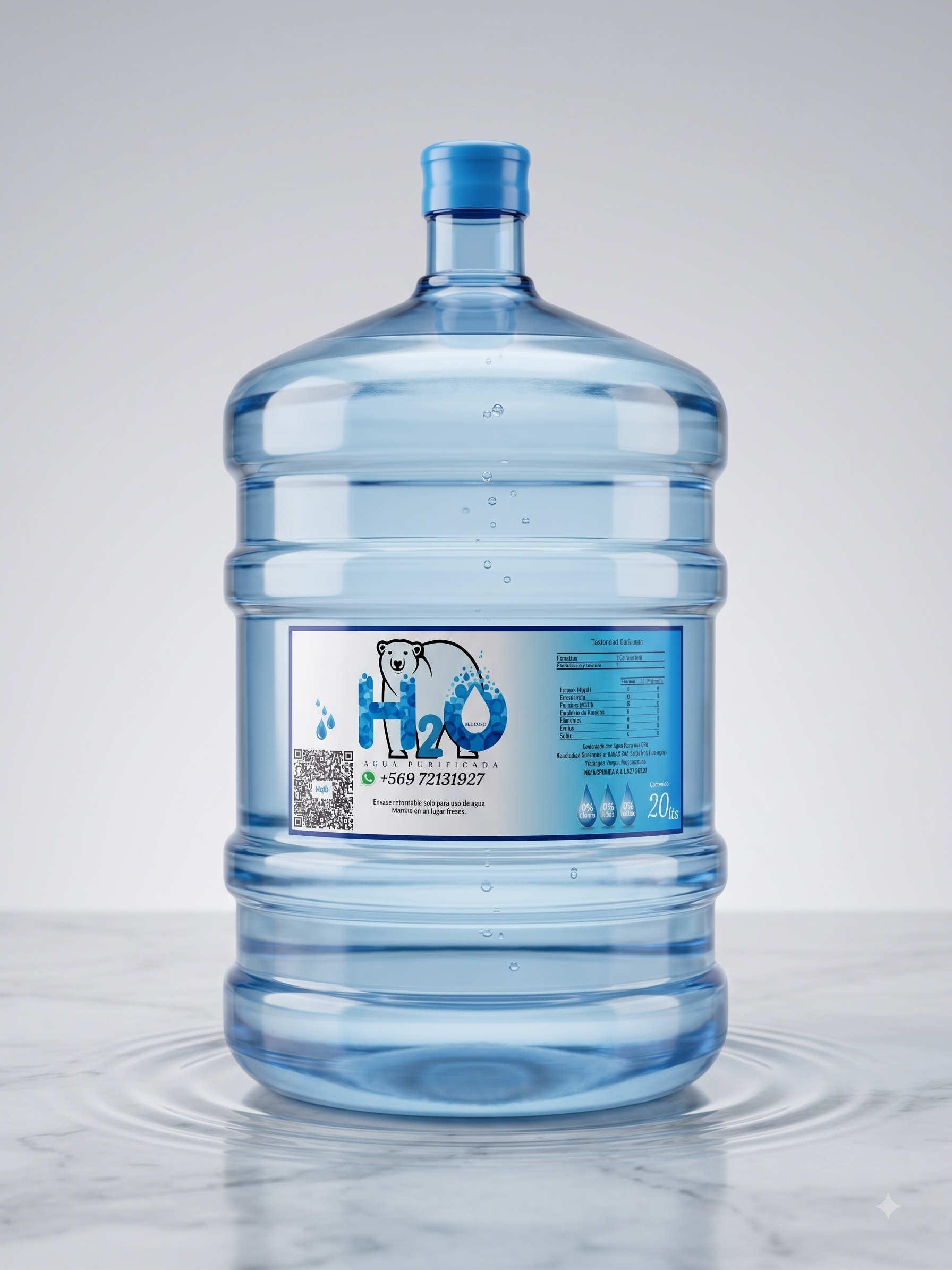 Bidón de Agua Purificada 20 Litros entregado a domicilio