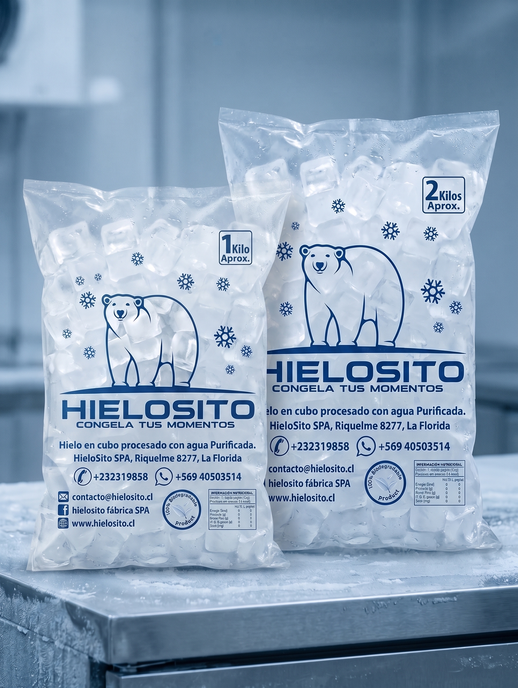 Abastecimiento de hielo a negocios